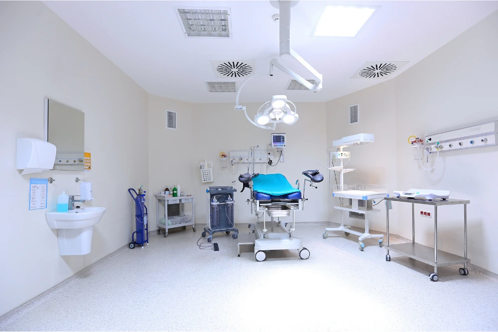 Ameliyathane havalandırma sistemleri ve hijyenik klima santrali görseli